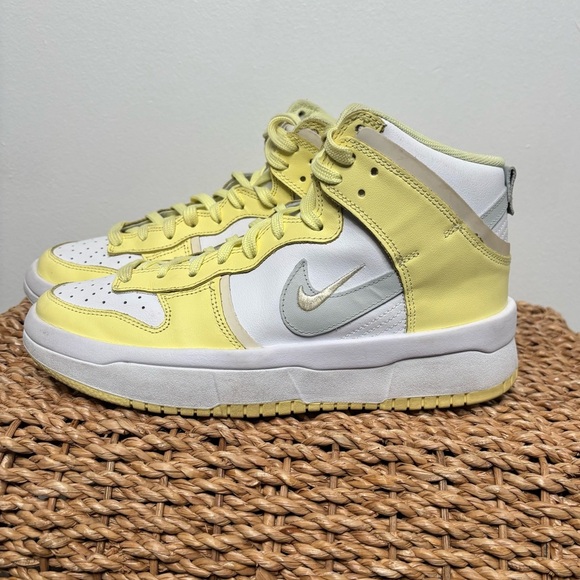 Nike Shoes - Nike Dunk High Up Sneakers Rebel Lemon Yellow (Women's) Size 8.5 *No Insoles*